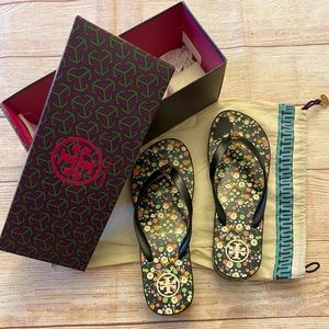 Authentic Tory Burch Flip Flops, Women’s Size 9